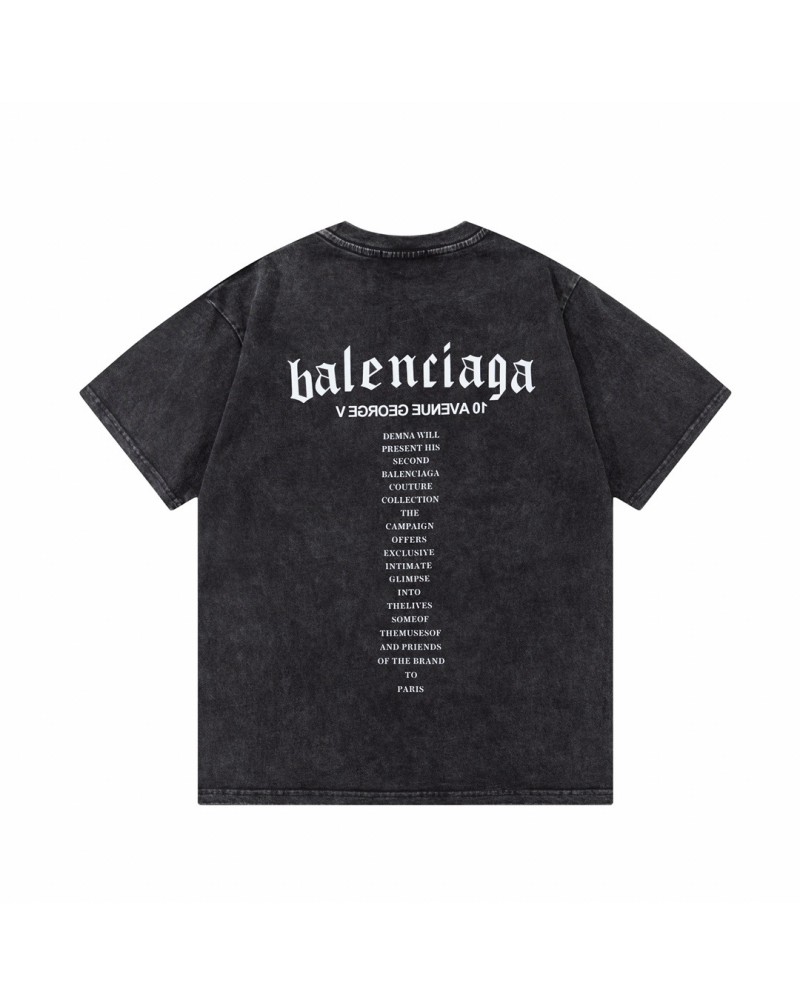バレンシアガ ｔシャツ半袖お洒落人気ティシャツ短袖個性潮流韓国風