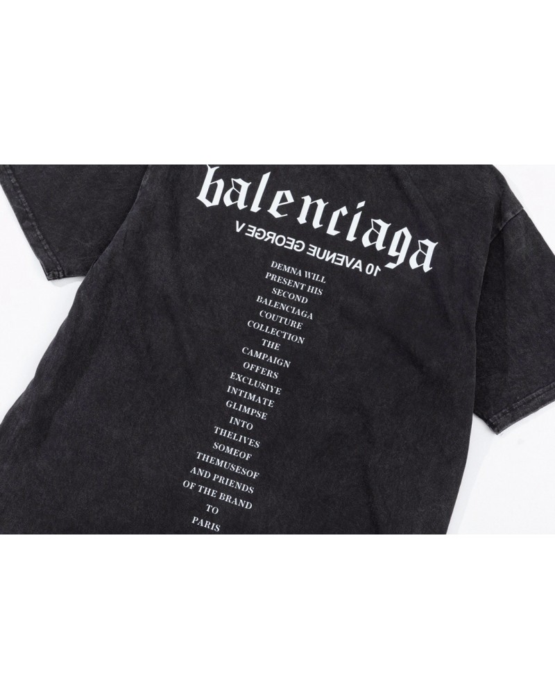 バレンシアガ ｔシャツ半袖お洒落人気ティシャツ短袖個性潮流韓国風