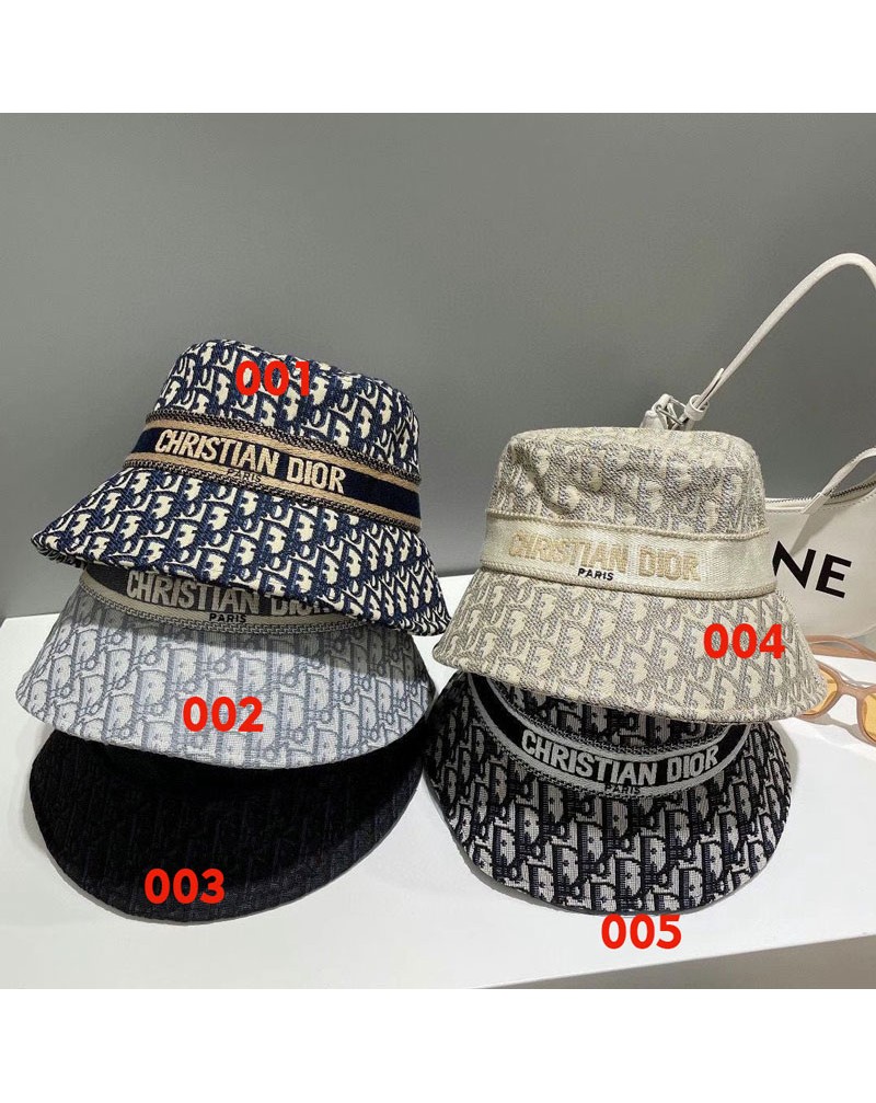 ディオール漁師帽子お洒落精緻刺繍人気日よけ帽子ファッションハット