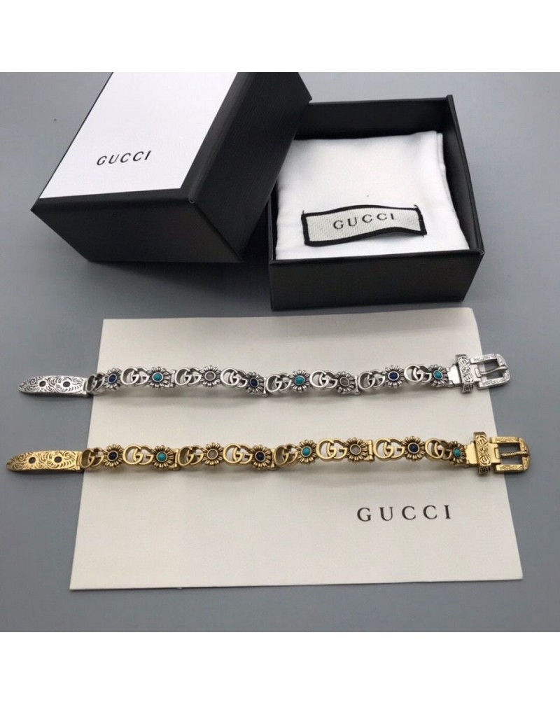 グッチ ブランド GGブレスレットお洒落人気復古風ブレスレットアクセサリー