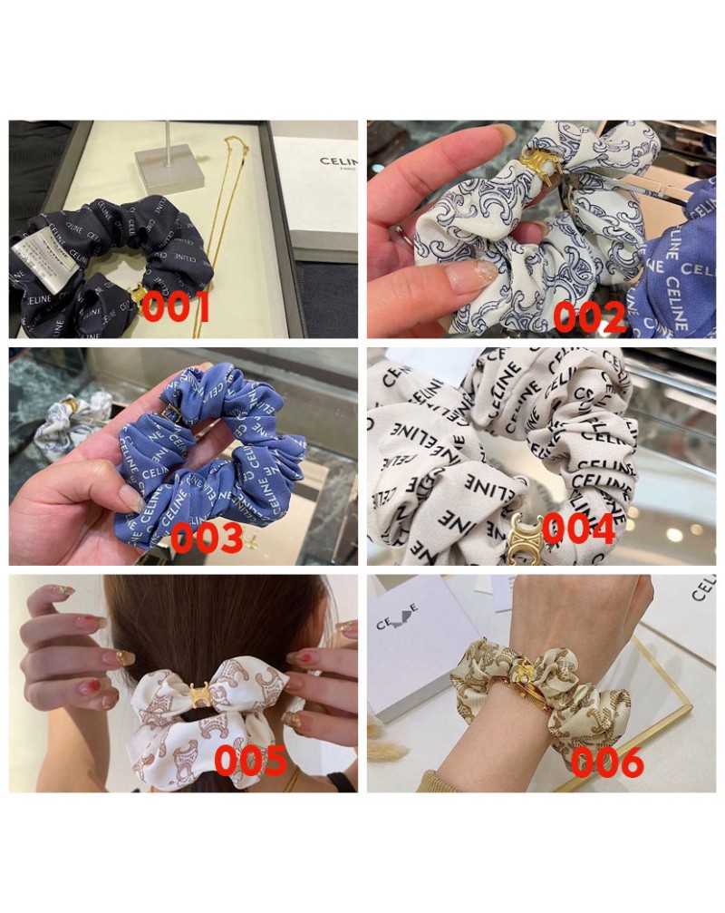 セリーヌ ヘアリングお洒落ファッション髪まとめアクセサリー