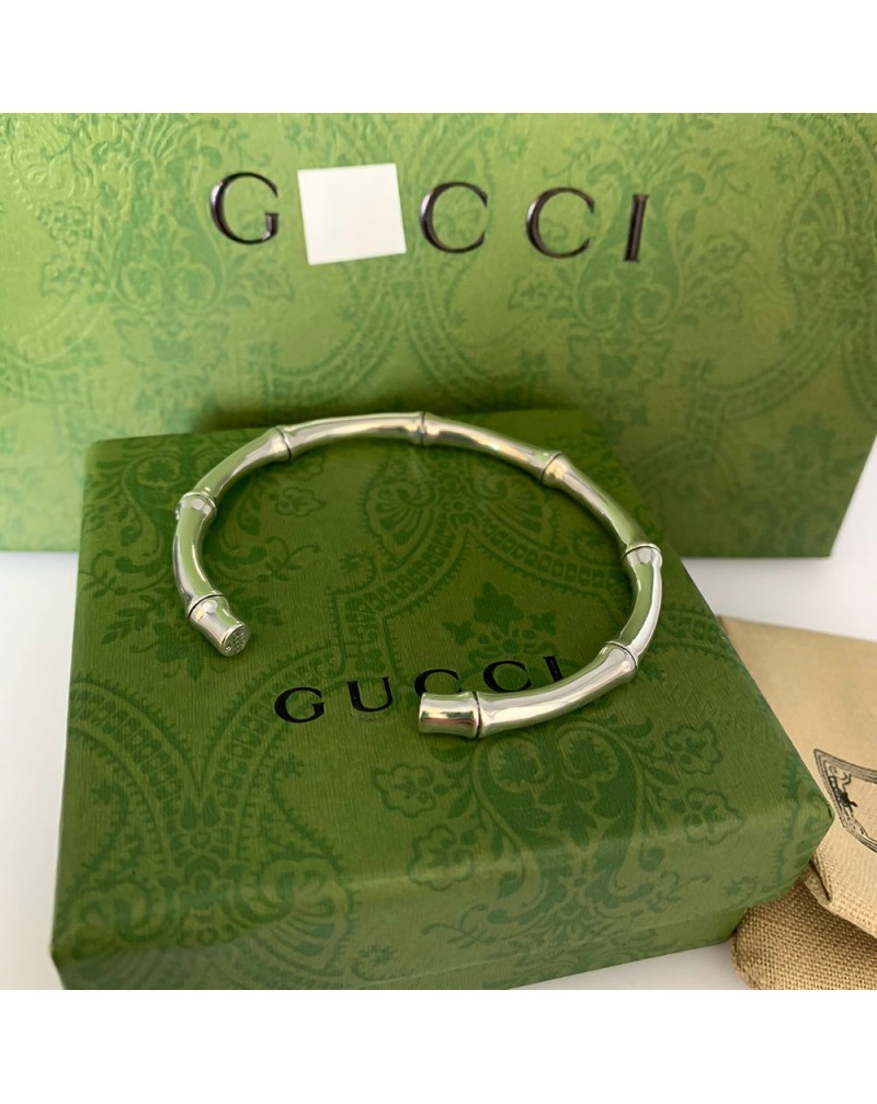 グッチ ブレスレットシンプルファッション欧米風 ブランドブレスレット竹の節のデザイン男女向け