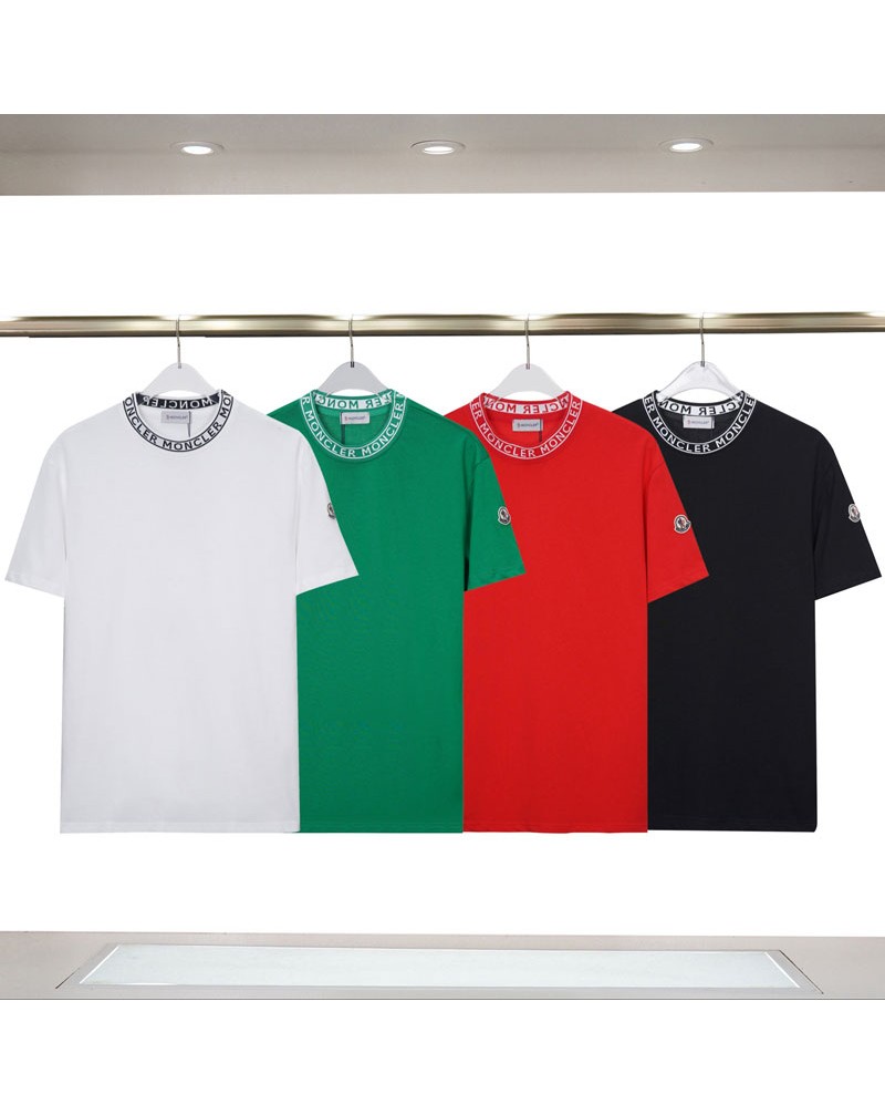 モンクレール Ｔシャツペア男女向け人気ティシャツ半袖トップスコットン製ソフト快適