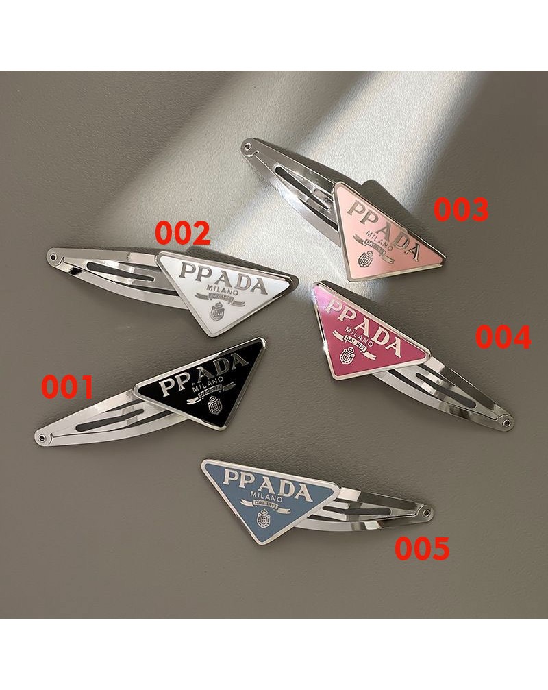 プラダ ヘアピンお洒落人気髪アクセサリー綺麗可愛い