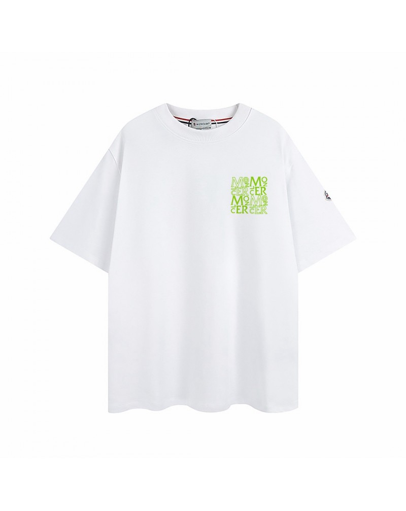 モンクレール tシャツ半袖個性潮流ティシャツペアお揃いコットン製ソフト通気性よい上着