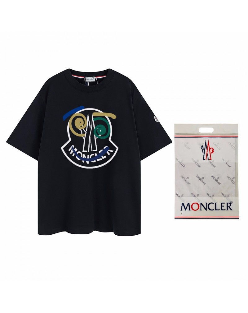 モンクレール tシャツ半袖お洒落個性コットン製人気新作ティシャツ上着