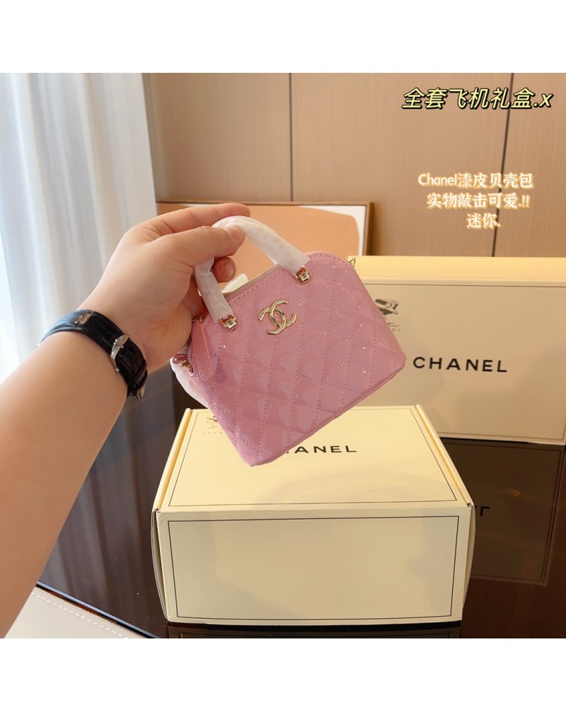 シャネル ミニハンドバックお洒落小香風ショルダーバックエナメル菱形高級ファッションカバン シャネル ミニハンドバックお洒落小香風ショルダーバックエナメル菱形高級ファッションカバン