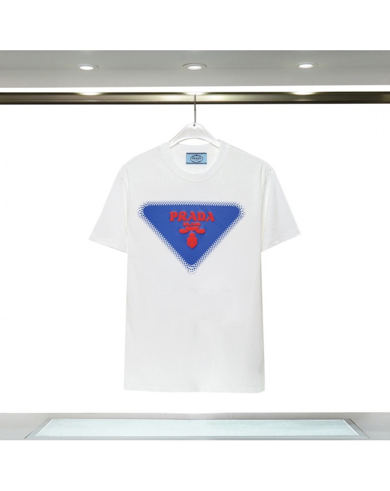 プラダ tシャツ半袖人気新作お洒落潮流ティシャツトップス男女向け