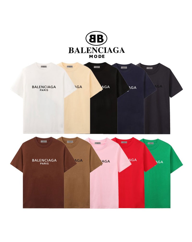バレンシアガtシャツ半袖お洒落韓国風ブランドティシャツトップスメンズレディース向け
