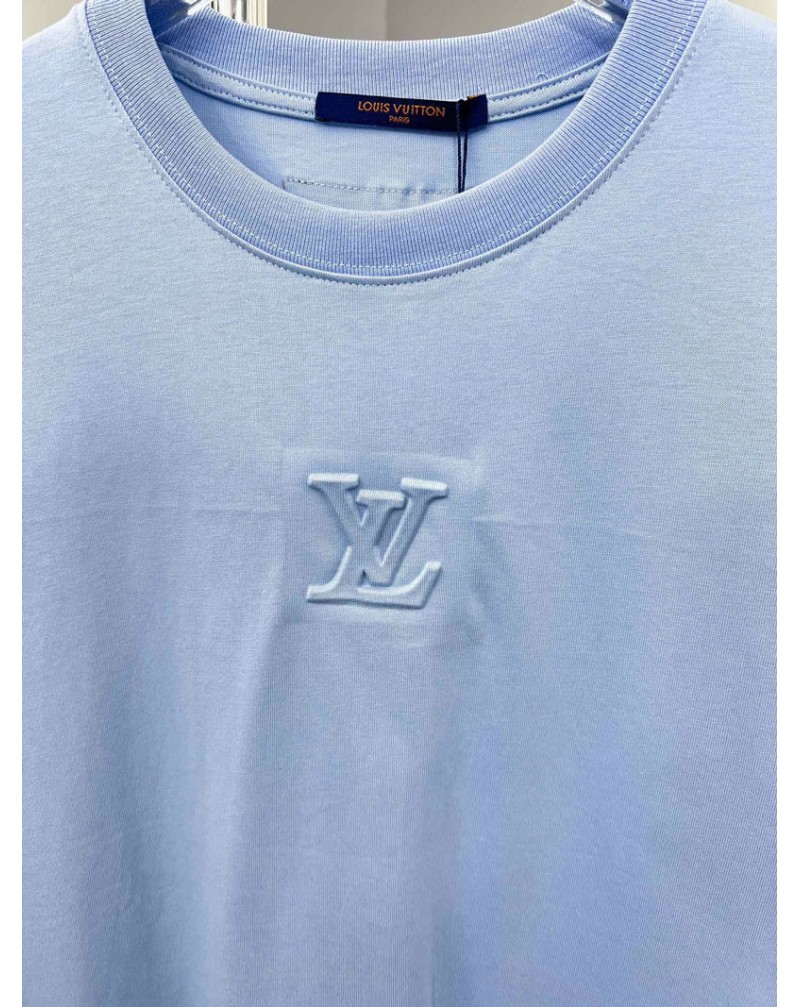 ヴィトン tシャツ半袖立体押し型ロゴ爆人気ファッションティシャツトップス男女向け