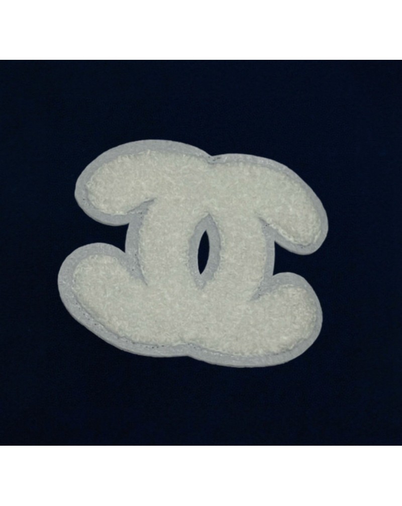 シャネルTシャツお洒落小香風tシャツ半袖人気ブランド短袖トップス男女兼用ネイビー精緻タオル刺繡高級 シャネルTシャツお洒落小香風tシャツ半袖人気ブランド短袖トップス男女兼用ネイビー精緻タオル刺繡高級