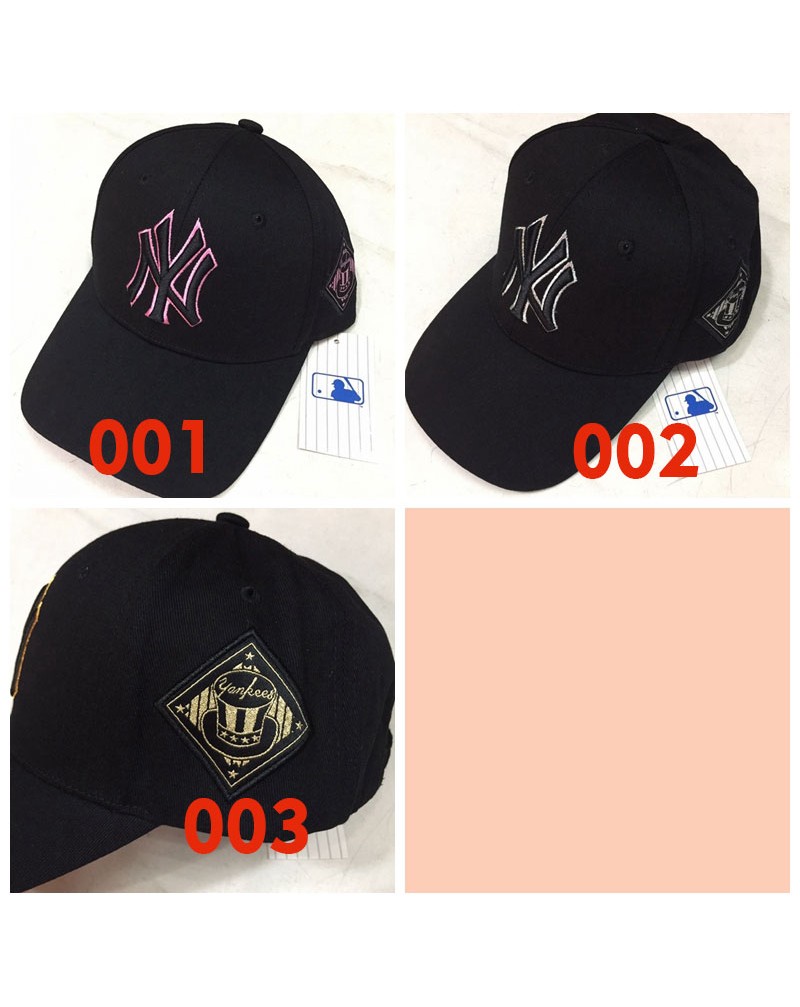 NY MLB キャップ精緻刺繍潮流ブランド野球キャップ男女向け人気 NY MLB キャップ精緻刺繍潮流ブランド野球キャップ男女向け人気