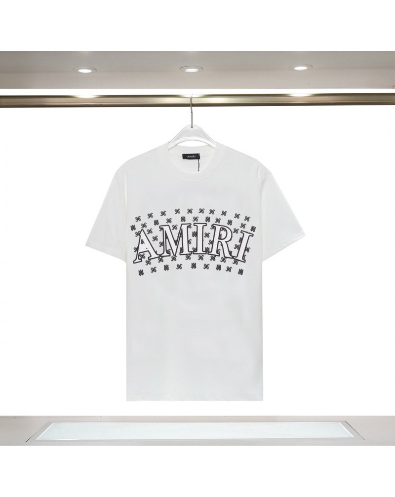 アミリ Tシャツ半袖個性潮流コットンティシャツペアお揃いトップスカジュアル人気 欧米風上着