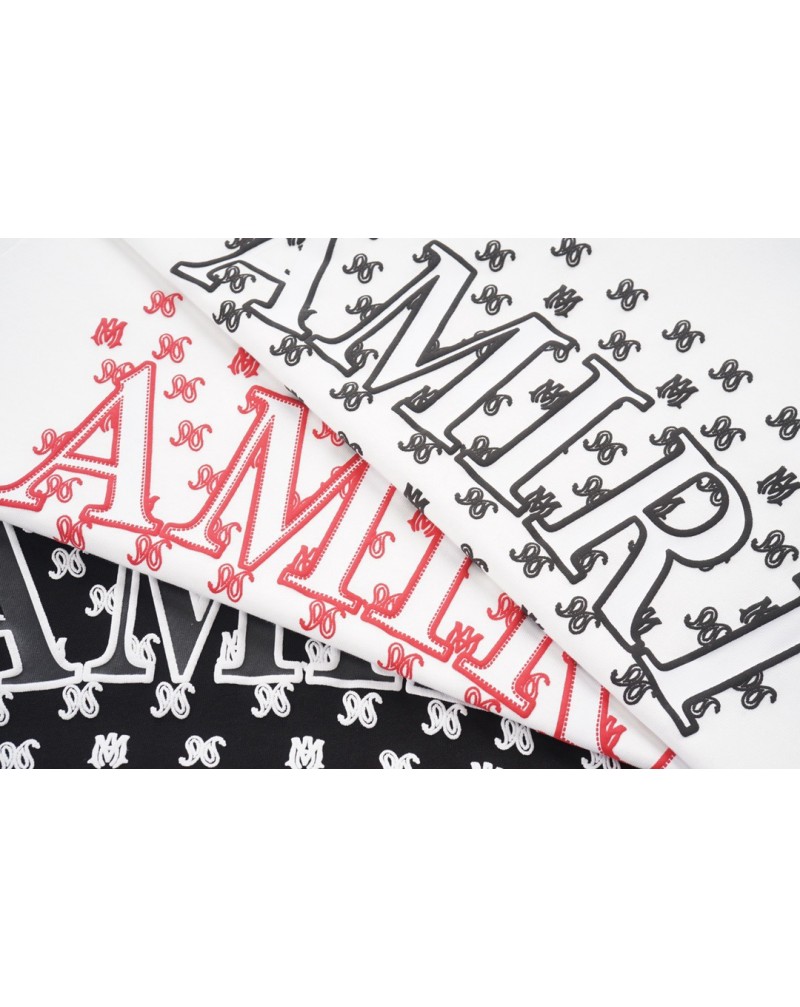 アミリ Tシャツ半袖個性潮流コットンティシャツペアお揃いトップスカジュアル人気 欧米風上着