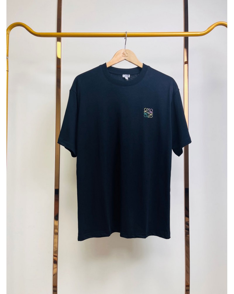 ロエベ Tシャツ半袖精緻刺繍ティシャツ短袖カジュアル人気ブランドコットントップス