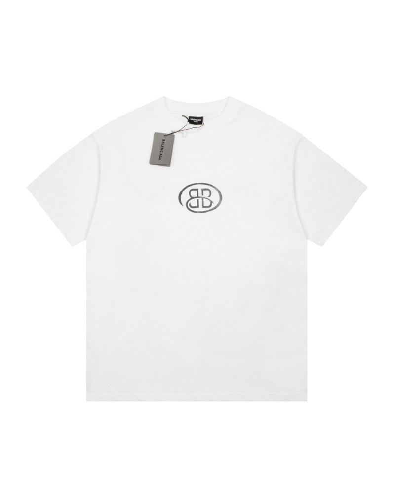 バレンシアガTシャツ半袖個性潮流落書き韓国風ティシャツ短袖コットン製人気男女向け バレンシアガTシャツ半袖個性潮流落書き韓国風ティシャツ短袖コットン製人気男女向け