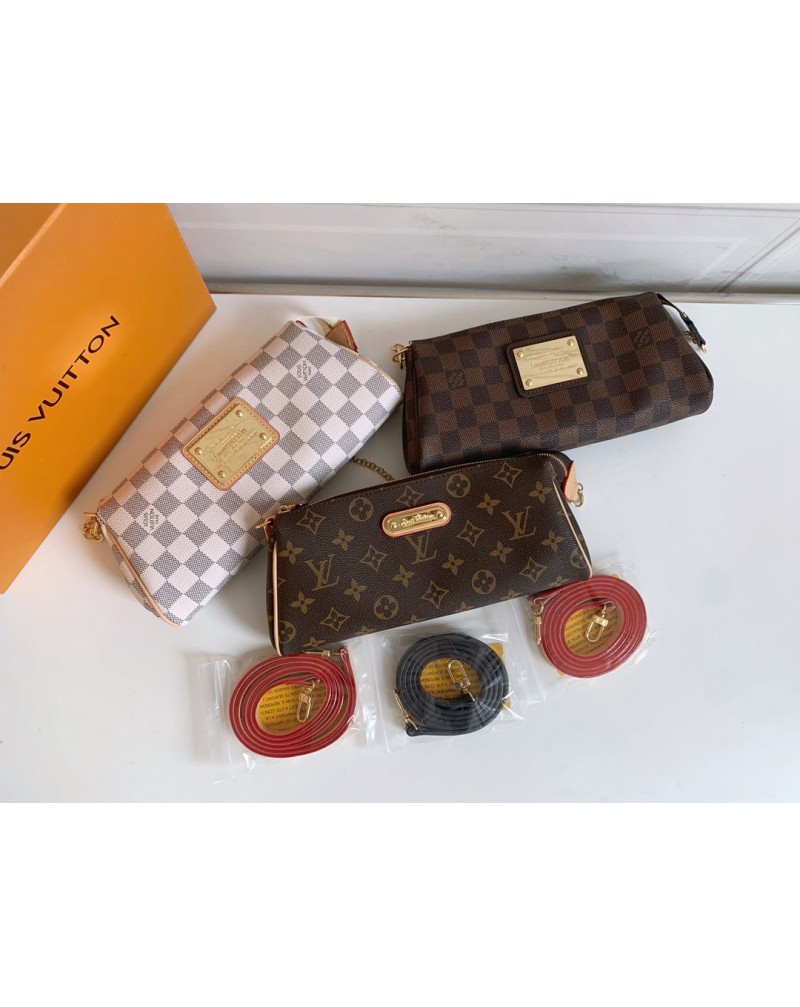 ヴィトン ショルダーバックファッション高級革製斜め掛けわきの下バックレザーとチェーン肩紐付き