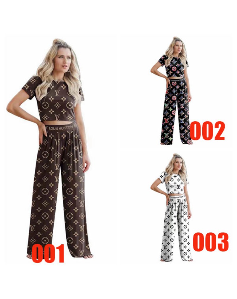 ヴィトン半袖ズボン２点セットお洒落モノグラム超人気上下セットファッション
