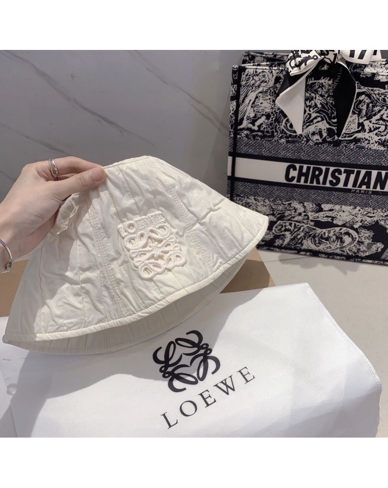ロエベ 漁師帽子ファッション刺繍日よけ帽子INS風超人気