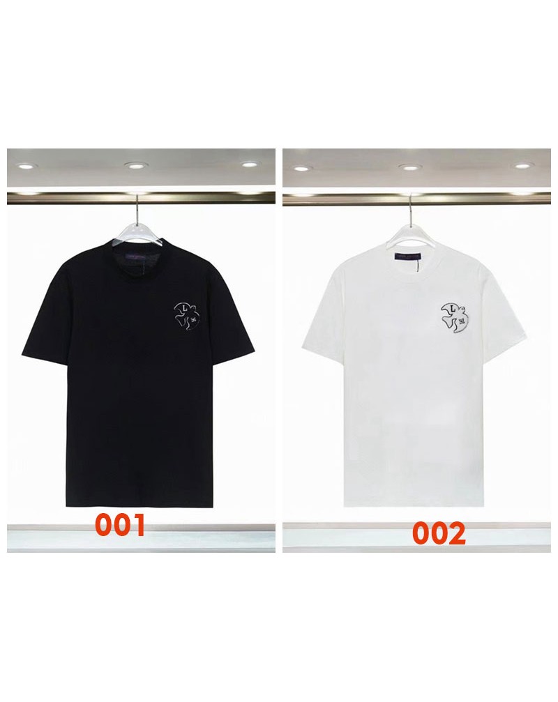 ヴィトン Tシャツ半袖カジュアルコットントップス超人気ティシャツ