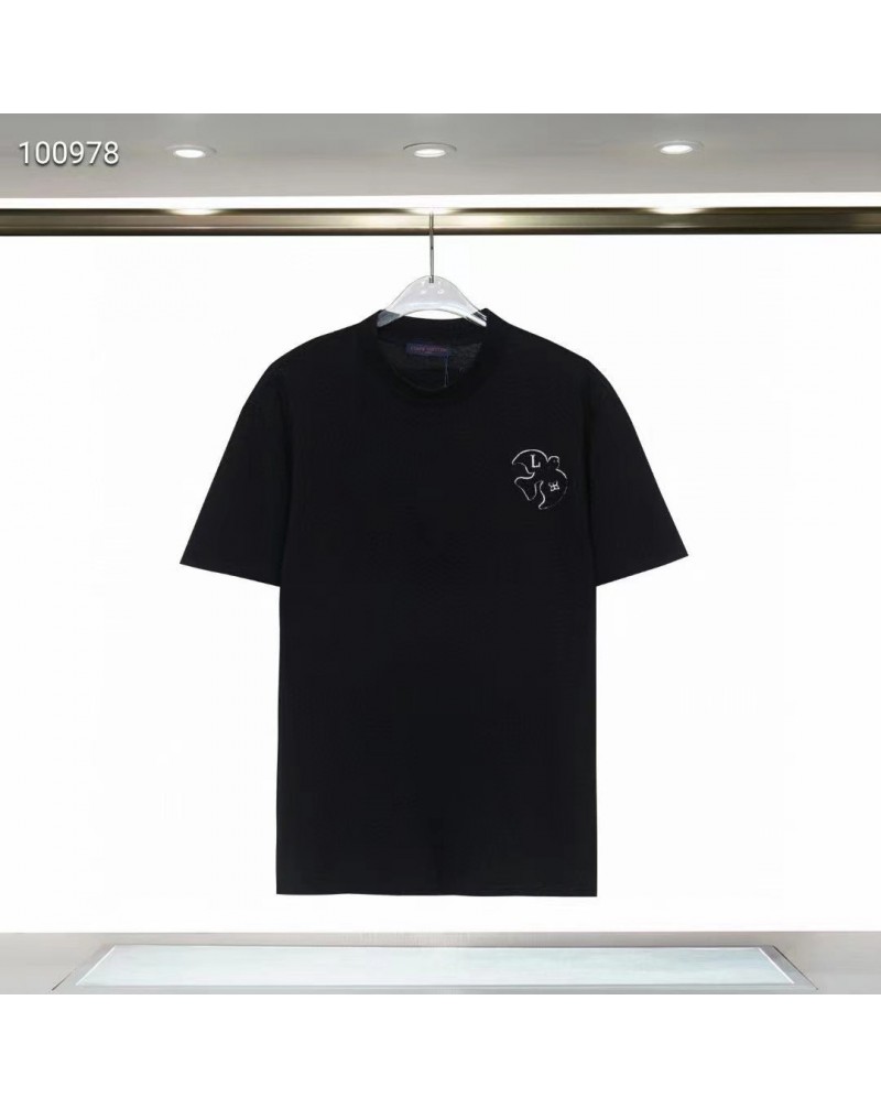 ヴィトン Tシャツ半袖カジュアルコットントップス超人気ティシャツ