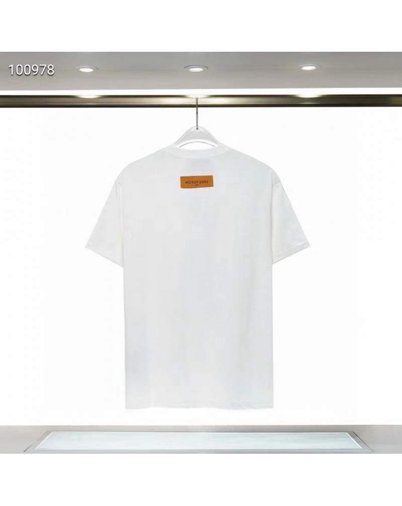 ヴィトン Tシャツ半袖カジュアルコットントップス超人気ティシャツ