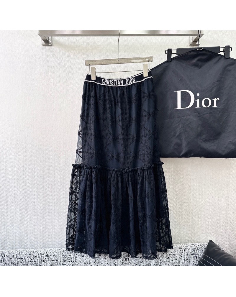 ディオール リングスカートレースファッション高級ハーフスカート芸能人セレプに人気洋服