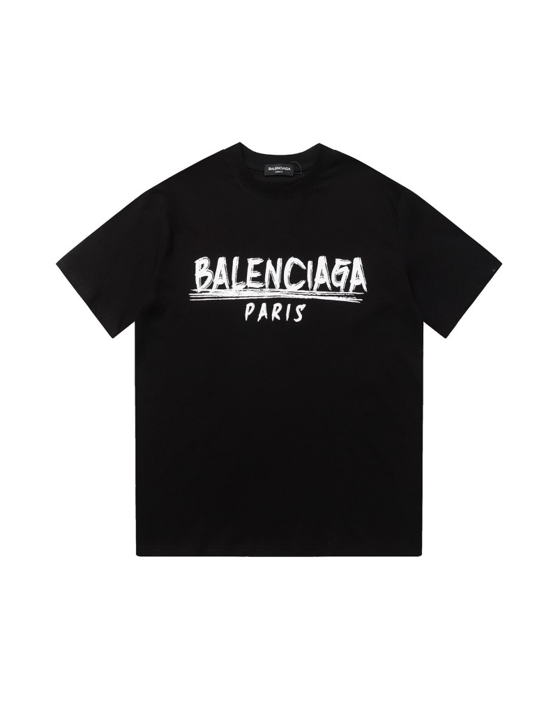 バレンシアガ Tシャツ半袖お洒落個性韓国風ティシャツ男女兼用人気