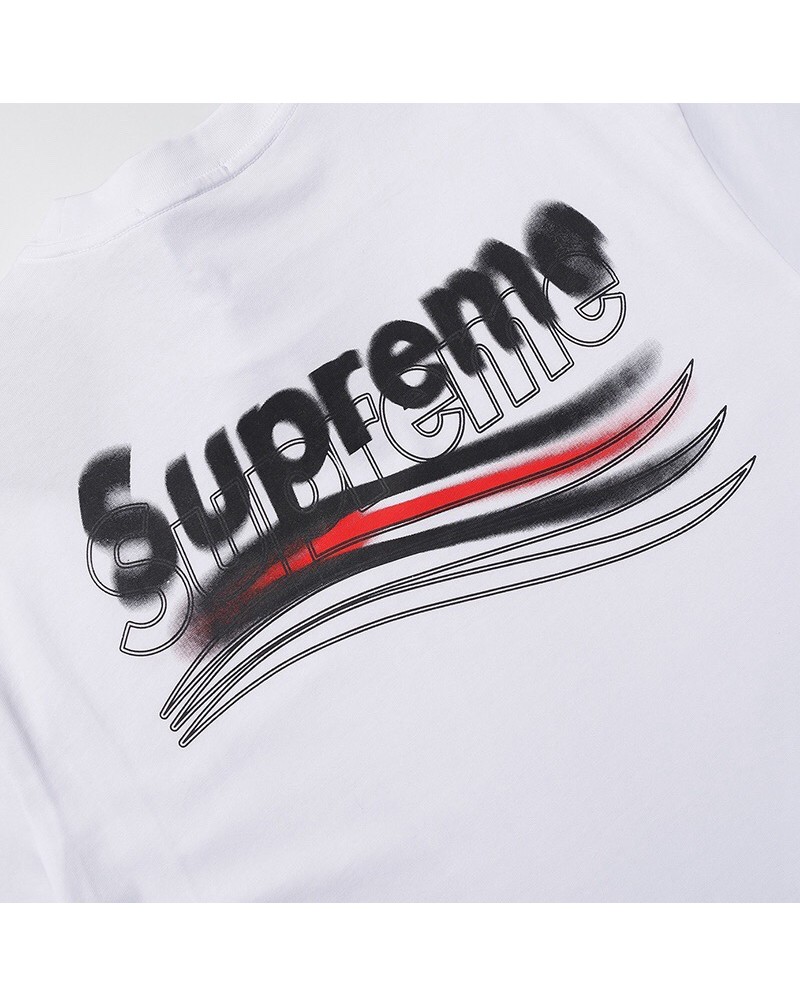 シュプリームバレンシアガ Tシャツ半袖コットン潮流ティシャツ個性メンズレディース兼用人気