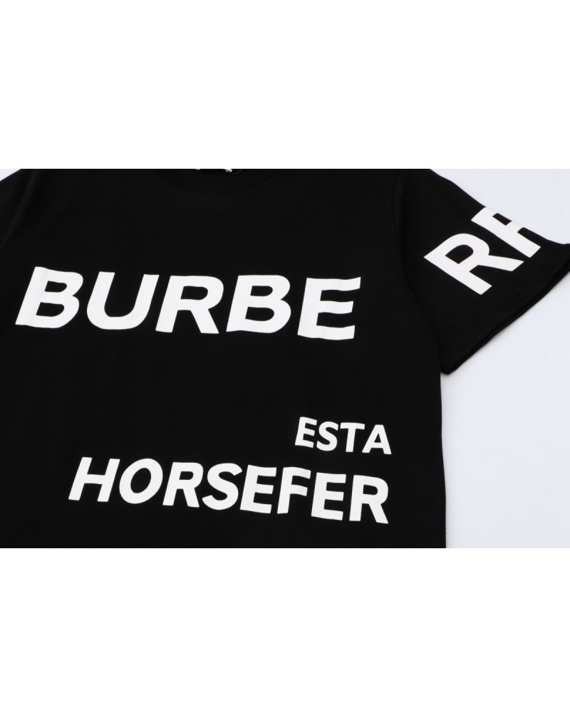 バーバリー tシャツ半袖ファッションイギリス風ティシャツコットントップスカジュアル超人気男女兼用 バーバリー tシャツ半袖ファッションイギリス風ティシャツコットントップスカジュアル超人気男女兼用