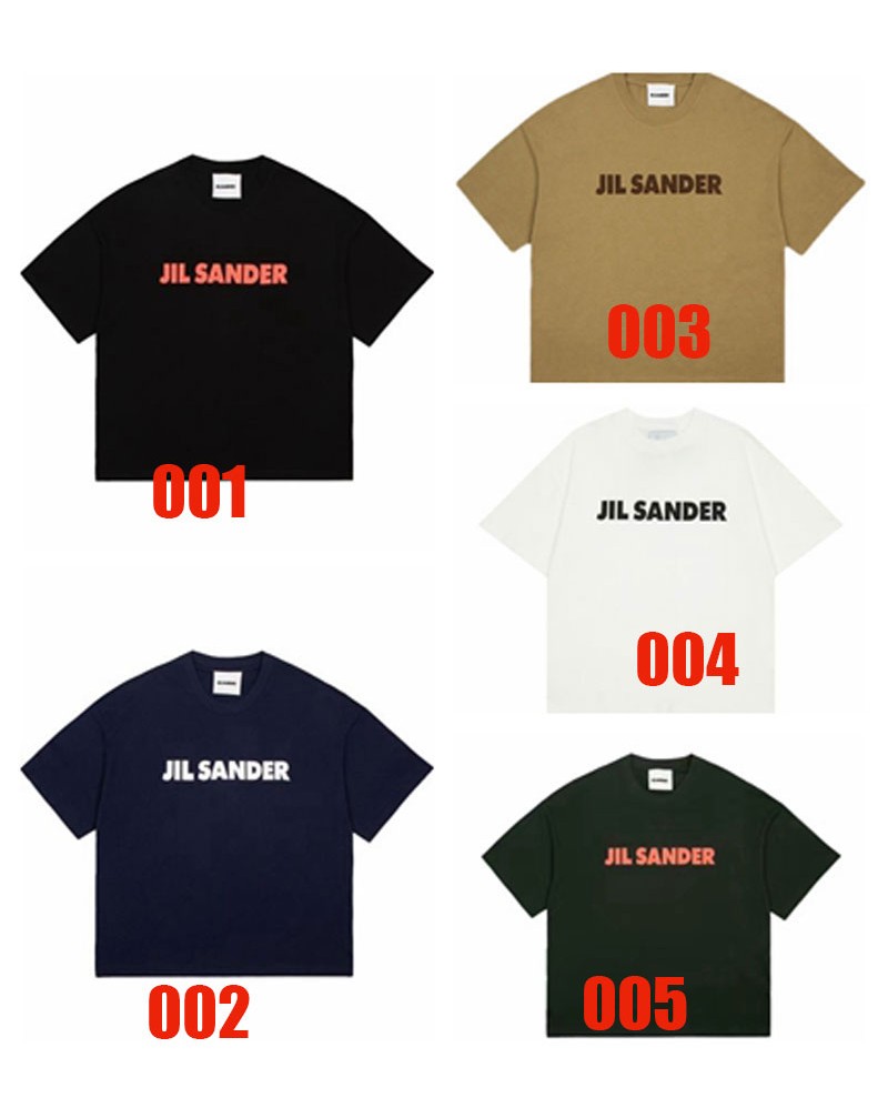 JIL SANDER Tシャツ潮流個性カジュアルティシャツ半袖コットンソフト短袖トップス