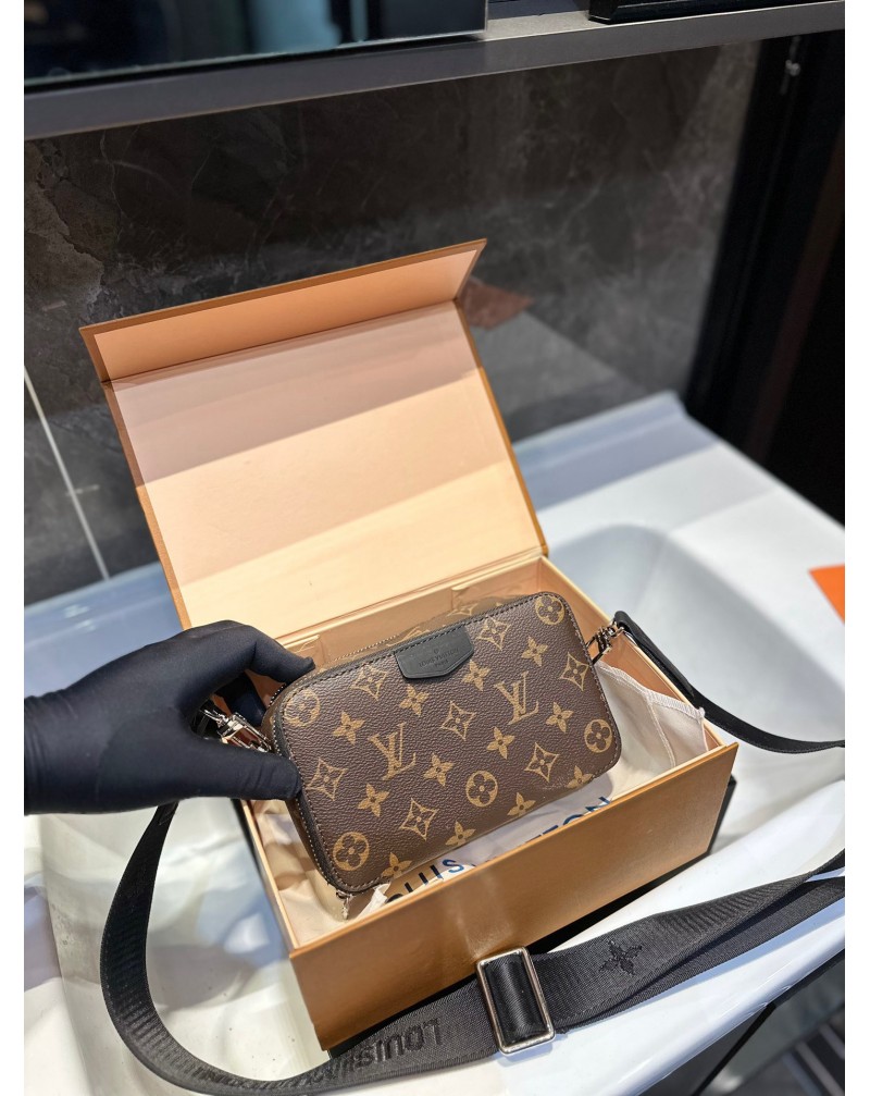 ルイヴィトンカメラショルダーバックお洒落モノグラム経典ファッション斜め掛けバッグ