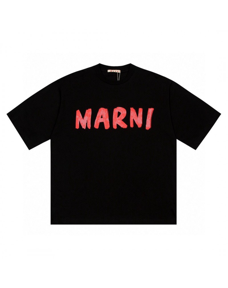 MARNI Tシャツ半袖潮流個性新作ストリート風カジュアル人気ティシャツ男女兼用