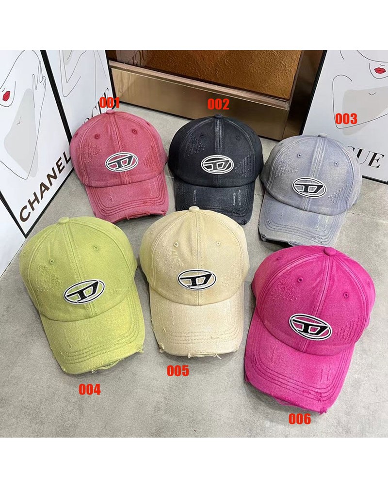 ディーセー キャップカジュアル人気潮流スタイル穴付き野球帽子男女芸能人愛用