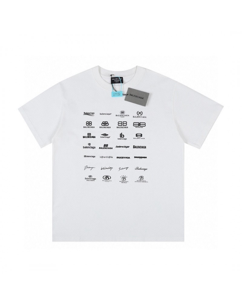 グッチ Tシャツ 潮流人気ブランドバレンシアガグッチコラボ Tシャツ半袖個性コットンペアお揃いトップス