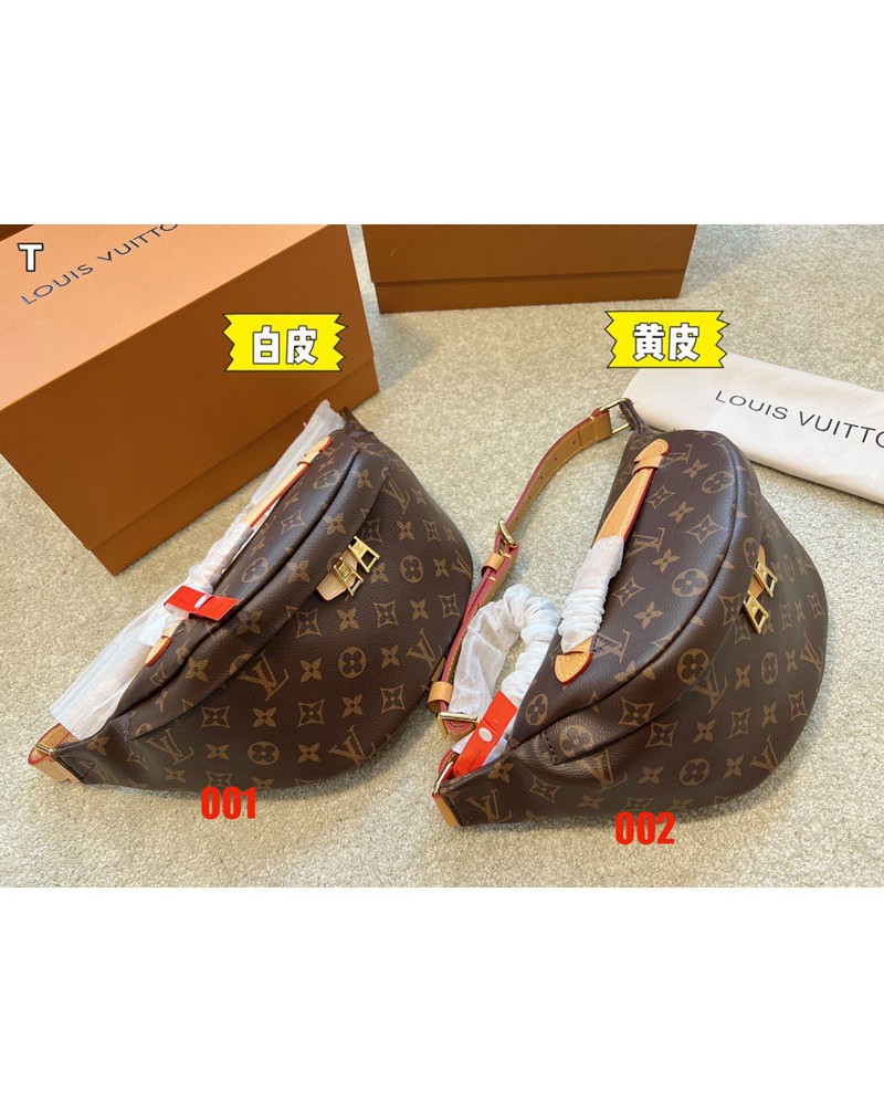 ヴィトンウエストバックお洒落モノグラムチェストバック斜め掛けバッグファッション経典流行革製カバン男女兼用