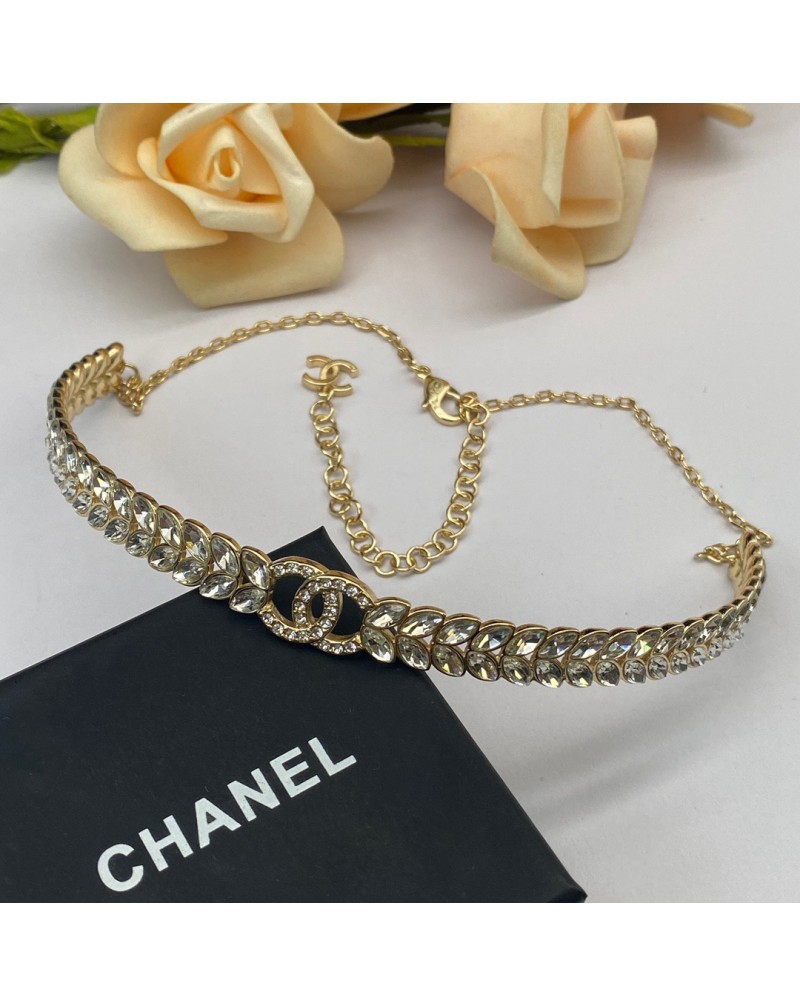 シャネル ネックレス キラキラお洒落小香風ダイヤモンド付きアクセサリー大人気