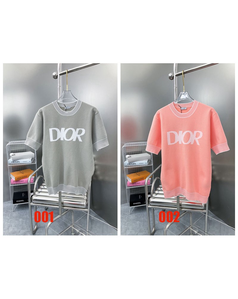 ディオール ティシャツ半袖ビーチウェア限定高級人気ソフト通気性よい夏服ウェア