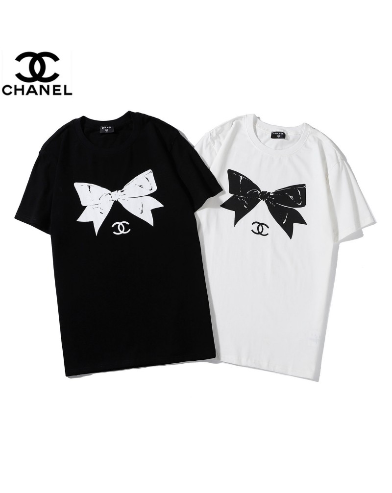 シャネル tシャツお洒落小香風Tシャツ半袖カジュアル大人気コットン製ティシャツ短袖