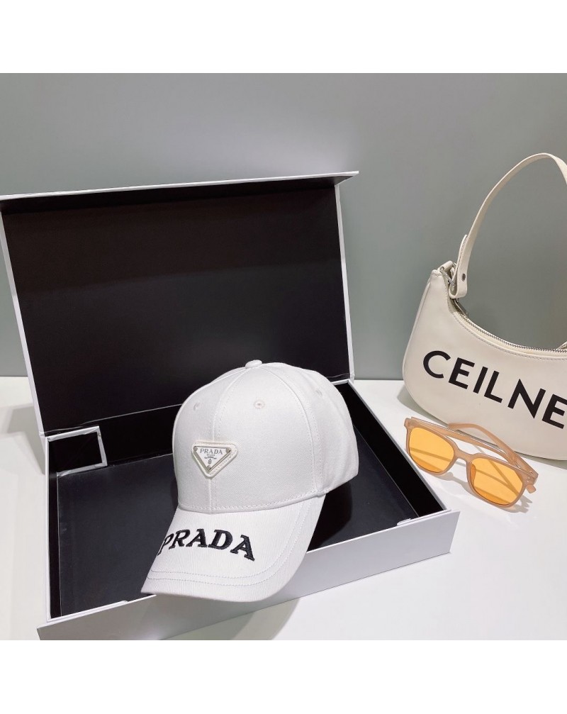 プラダ キャップカジュアル大人気ブランド野球帽子サイズ調整可能