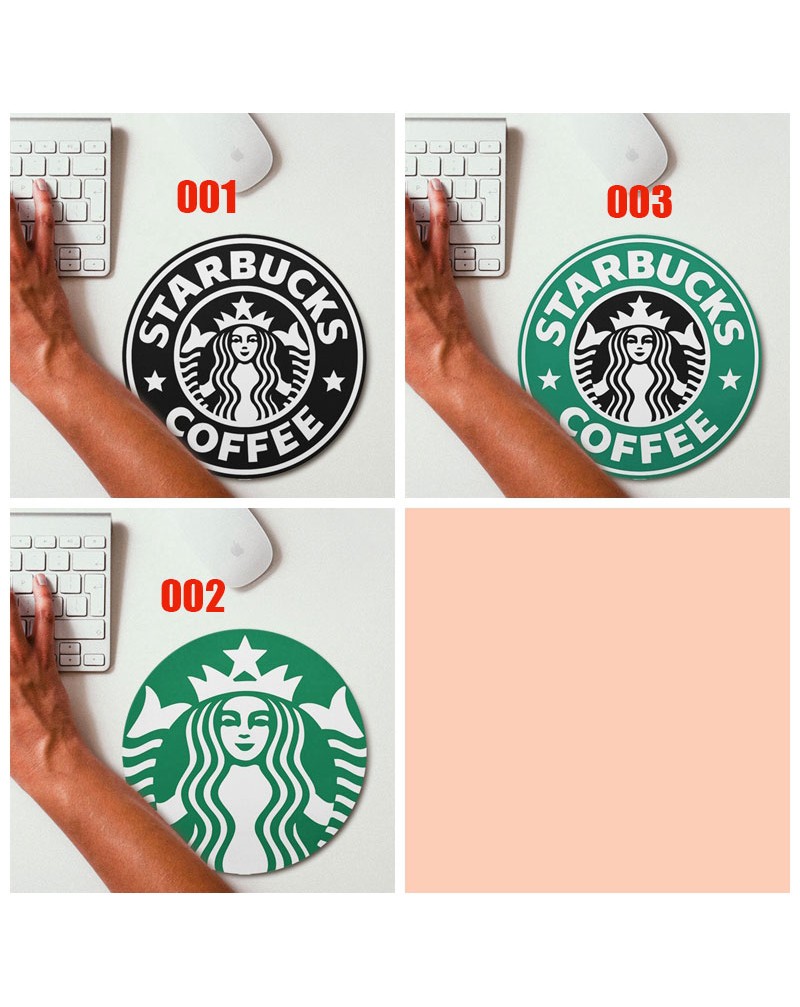 スターバックスマウスマットお洒落個性可愛い円型マット
