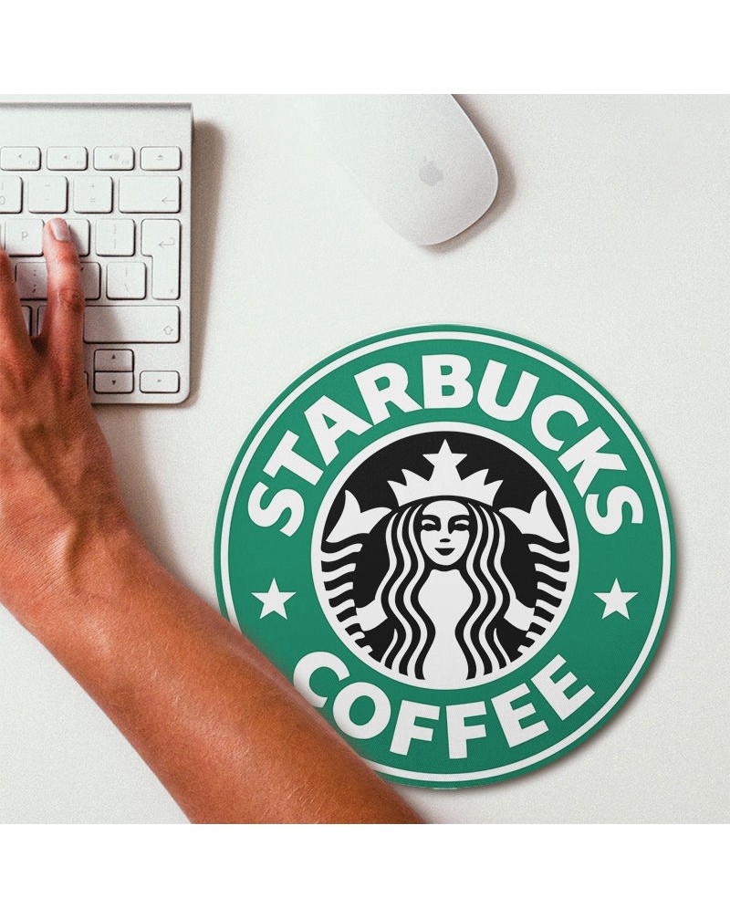 スターバックスマウスマットお洒落個性可愛い円型マット