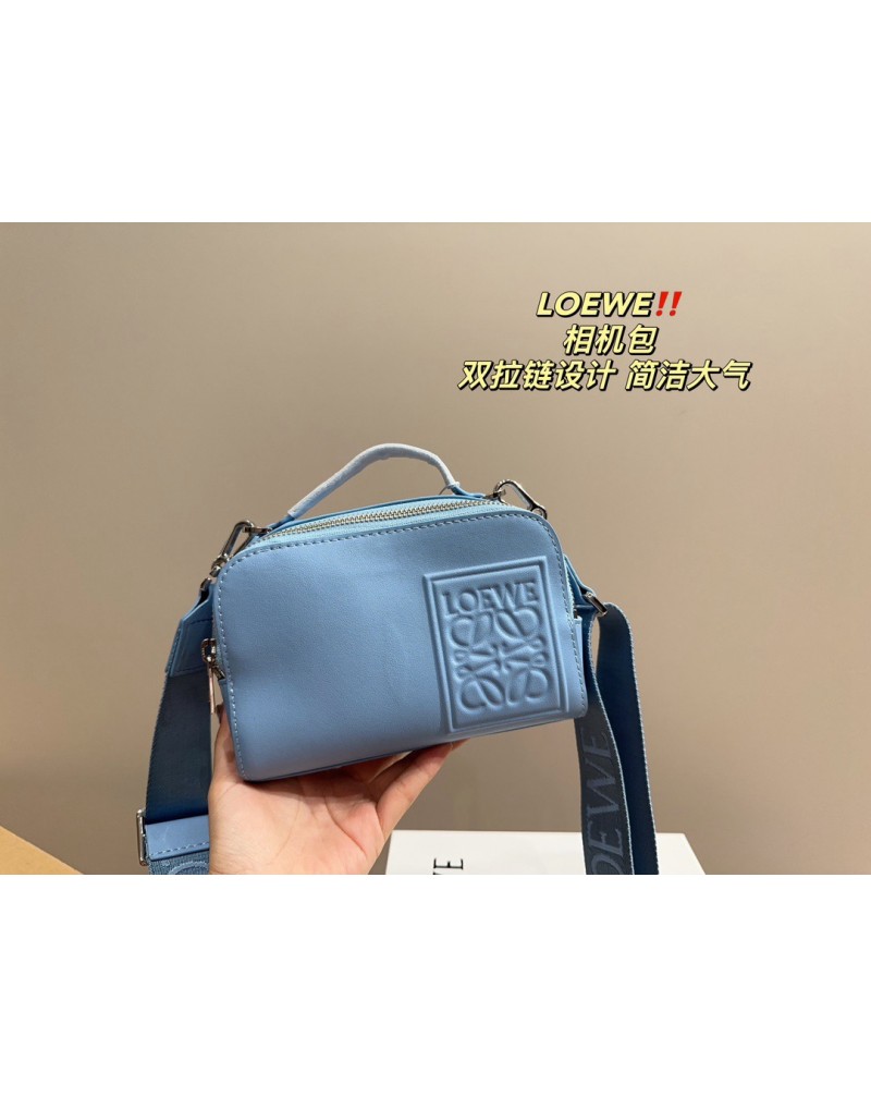 ロエベ カメラショルダーバックファッション大人気ミニ斜め掛けバッグ高品質革製