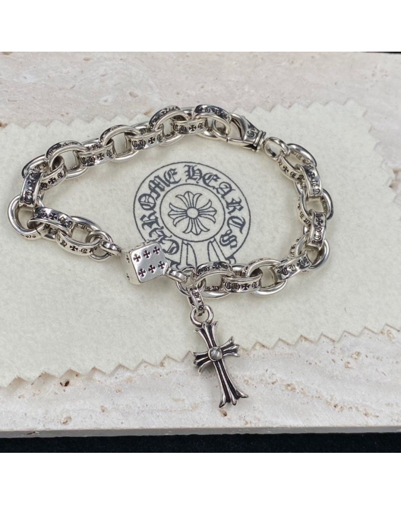 クロムハーツ ブレスレット潮流個性シルバーブレスレットアクセサリー