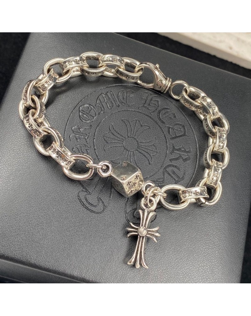 クロムハーツ ブレスレット潮流個性シルバーブレスレットアクセサリー