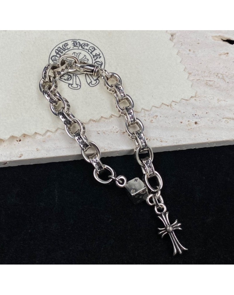 クロムハーツ ブレスレット潮流個性シルバーブレスレットアクセサリー