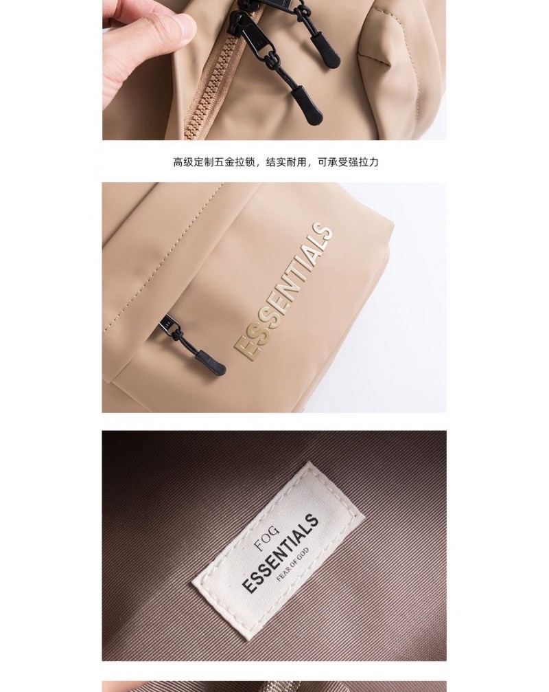 ESSENTIALS リュックファッション潮流人気スクールバックパック学生や旅行や出勤適用