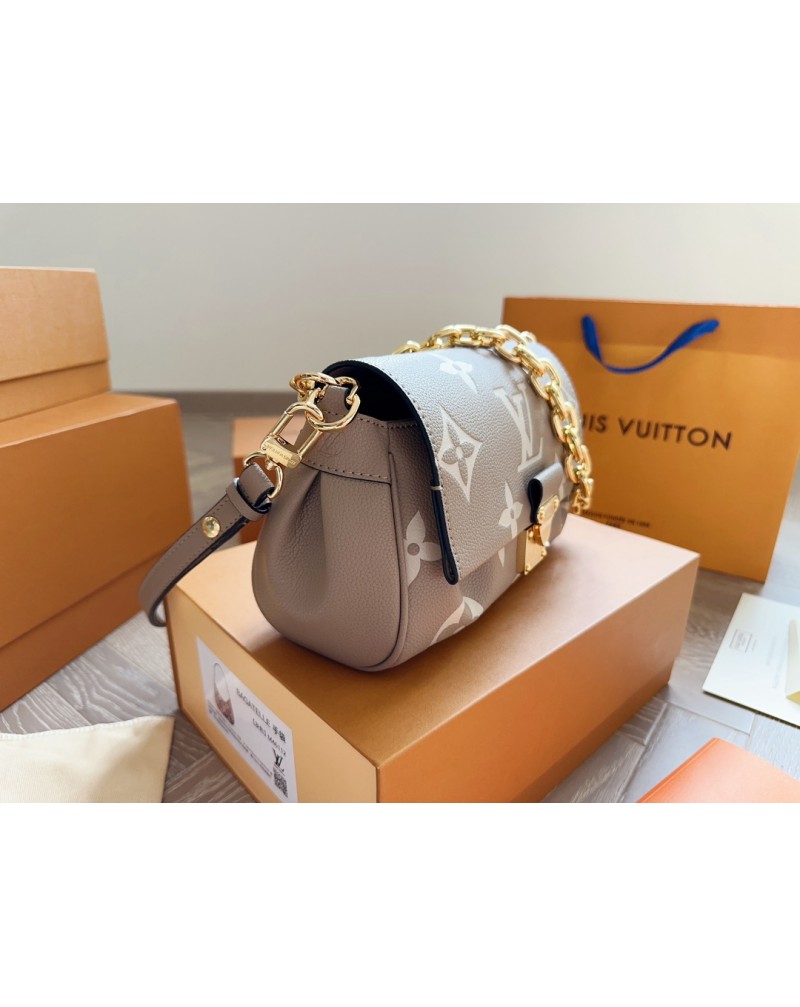 ヴィトンショルダーバックファッション高級革製モノグラムチェーンレザー肩紐付き