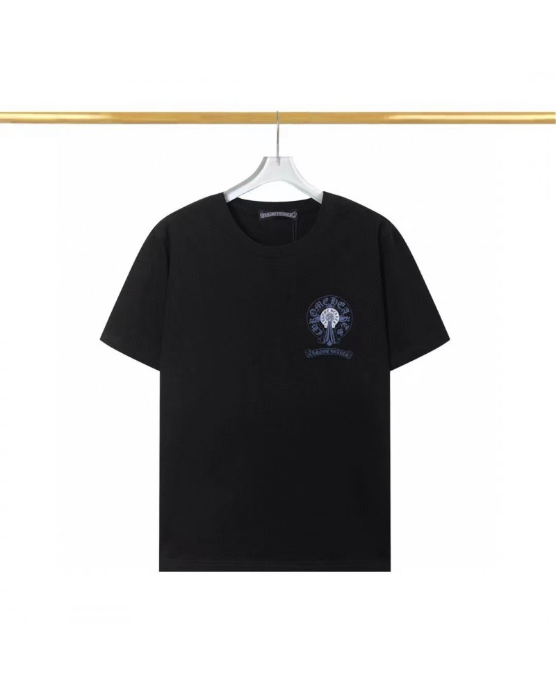 クロムハーツ Tシャツ半袖個性潮流大人気ティシャツコットントップスペアお揃い