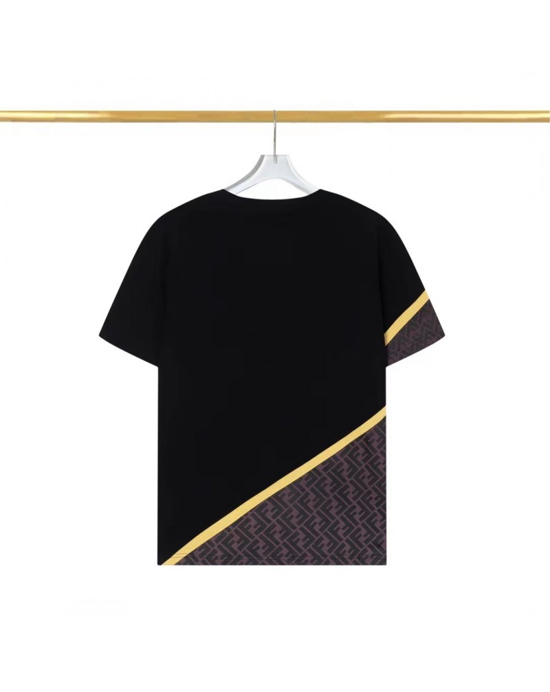 フェンデイ Tシャツ半袖お洒落大人気ブランドティシャツコットントップスペアお揃い経典ＦＦ